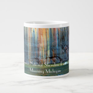 Pictured Rocks Munising Michigan Large Coffee Mug