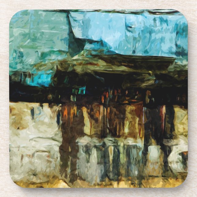 Pictured Rocks National Lakeshore Abstract Coaster (Front)