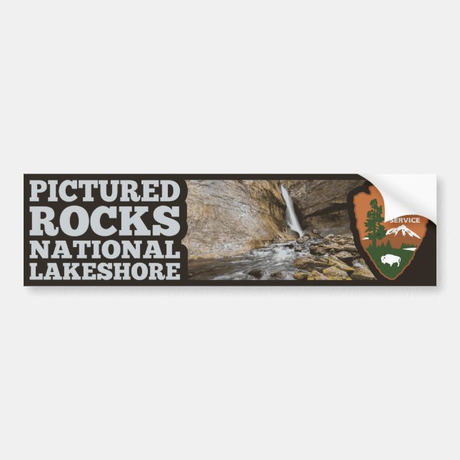 Pictured Rocks National Lakeshore Bumper Sticker (Front)