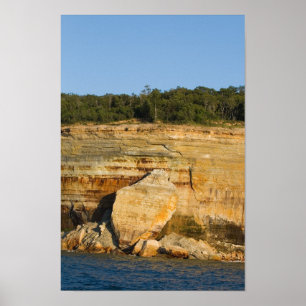 Pictured Rocks National Lakeshore, Michigan Poster