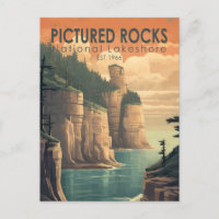 Pictured Rocks National Lakeshore Travel Vintage