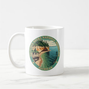 Pictured Rocks National Shoreline Michigan Coffee Mug