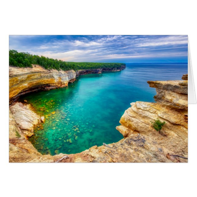 Pictured Rocks Vista Photo Print (Front Horizontal)