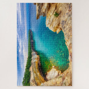 Pictured Rocks Vista Photo Print Jigsaw Puzzle