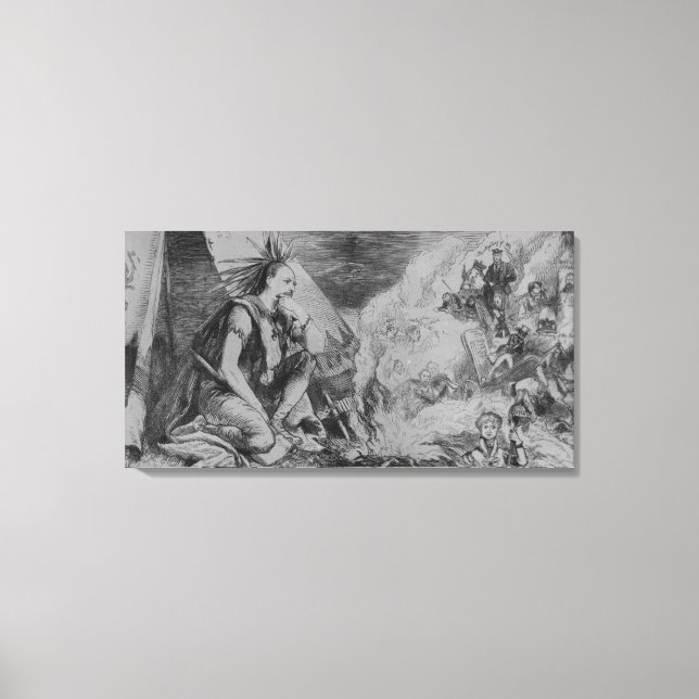 Pictures in the Fire! Canvas Print (Front)