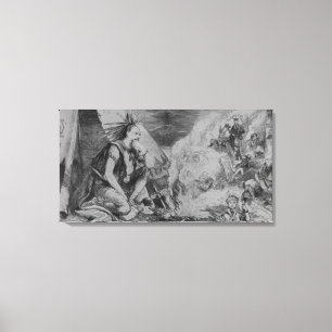 Pictures in the Fire! Canvas Print