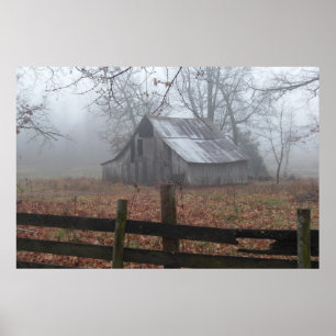 Pictures of barns poster