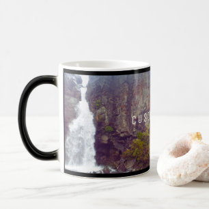 PICTURESQUE ALPINE WATERFALL SCENIC PHOTO KIWI NZ MAGIC MUG