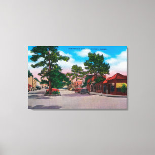 Picturesque Business District, Carmel Canvas Print