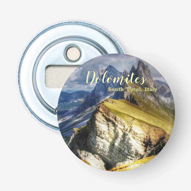 Picturesque Dolomites South Tyrol Italy Bottle Opener (Front)