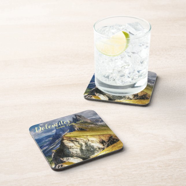 Picturesque Dolomites South Tyrol Italy Coaster (Right Side)