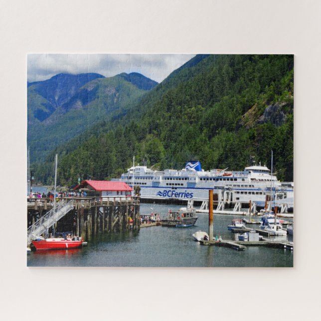 Picturesque Horseshoe Bay in British Columbia Jigsaw Puzzle (Horizontal)