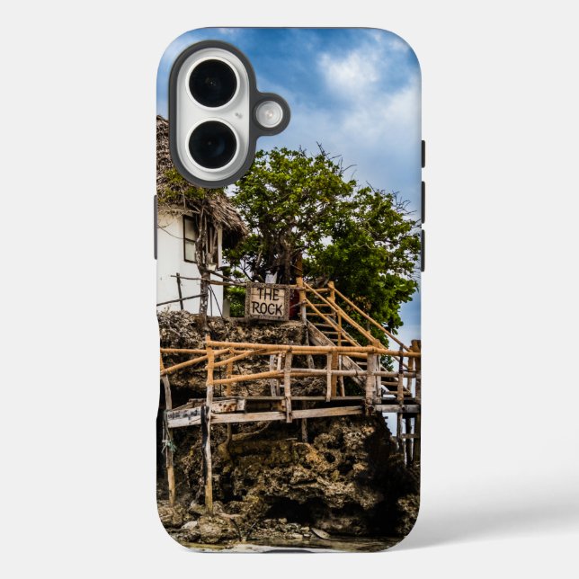 Picturesque house on a tropical coral outcrop Case-Mate iPhone case (Back)