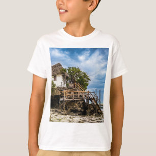 Picturesque house on a tropical coral outcrop T-Shirt