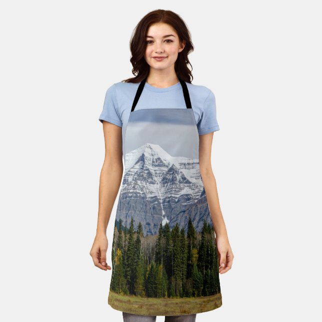 Picturesque Landscape, Canadian Mount Robson Apron (Worn)