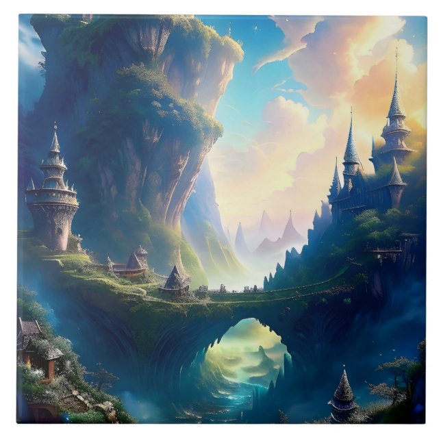 Picturesque Landscape Five Tile (Front)