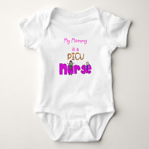 PICU Nurse Gifts Baby Bodysuit