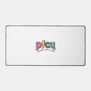 PICU Pediatric Intensive Care Unit Nurse Shirt_1 Desk Mat