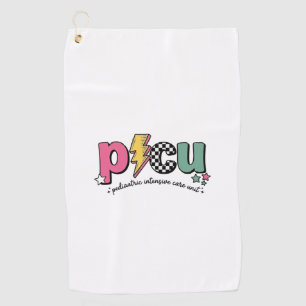 PICU Pediatric Intensive Care Unit Nurse Shirt_1 Golf Towel