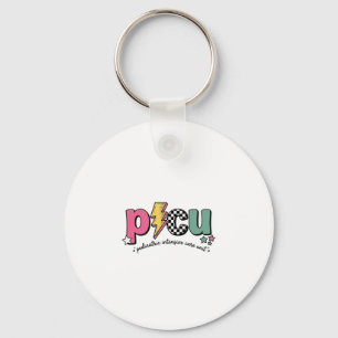 PICU Pediatric Intensive Care Unit Nurse Shirt_1 Keychain