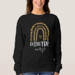 PICU Pediatric Nurse Peds Crew Leopard Rainbow App Sweatshirt<br><div class="desc">PICU Pediatric Nurse Peds Crew Leopard Rainbow Appreciation</div>
