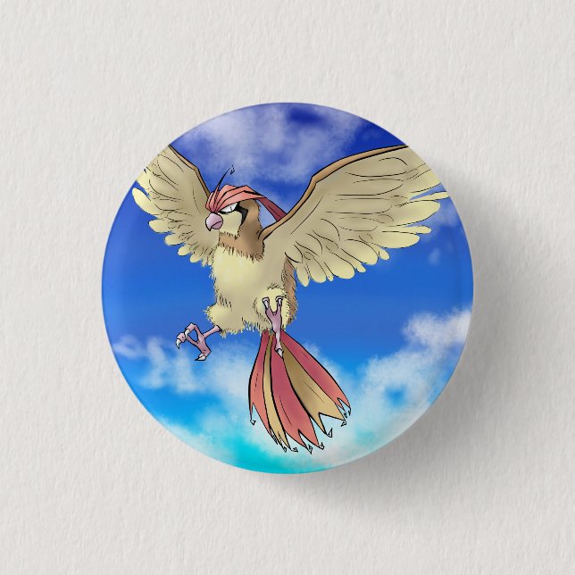 Pidge Otto 1 Inch Round Button (Front)