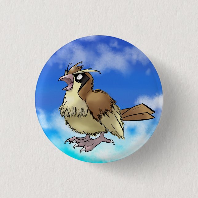 Pidge Y 1 Inch Round Button (Front)
