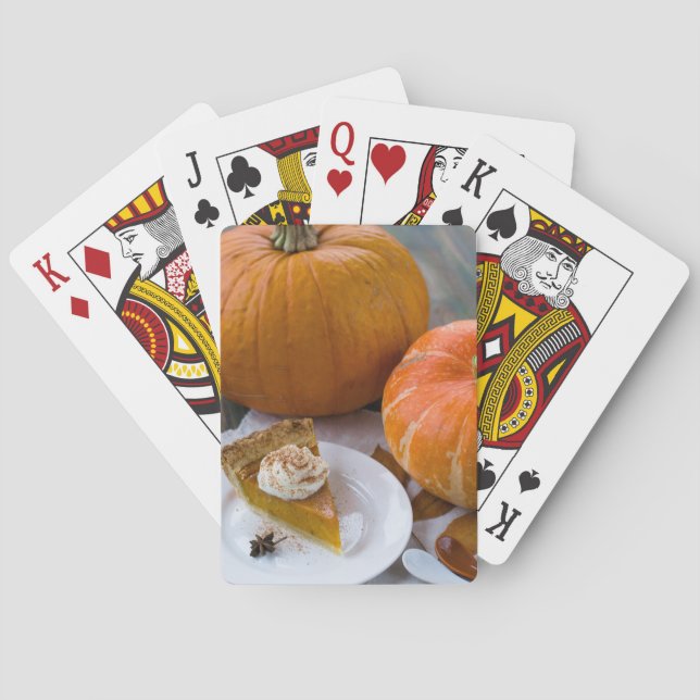 Pie and Pumpkins Playing Cards (Back)