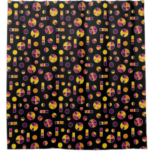 Pie Circles and Bars Pattern 271019v2 - Black