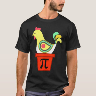 Pie Day Math Teacher Chicken T-Shirt