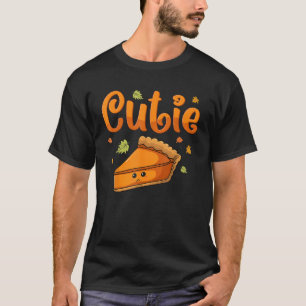 Pie Day Pi Day Thanksgiving Cutie Pumpkin Pie Cuti T-Shirt