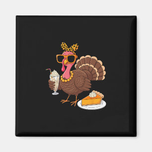 Pie For Two Please Thanksgiving Pregnancy Announce Magnet