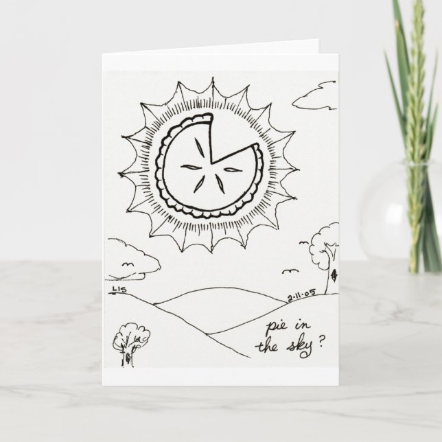 Pie in the Sky card (Front)