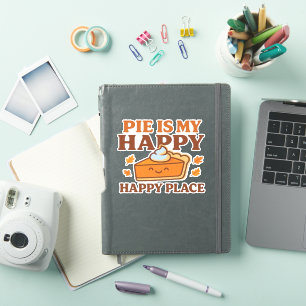 Pie Is My Happy Place – Cute Pumpkin Pie Thanksgiv
