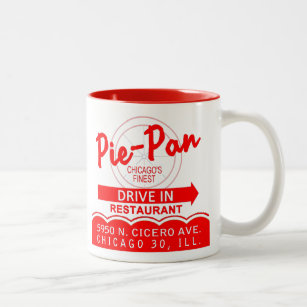 Pie-Pan Drive-In Restaurant, Chicago, Illinois Two-Tone Coffee Mug