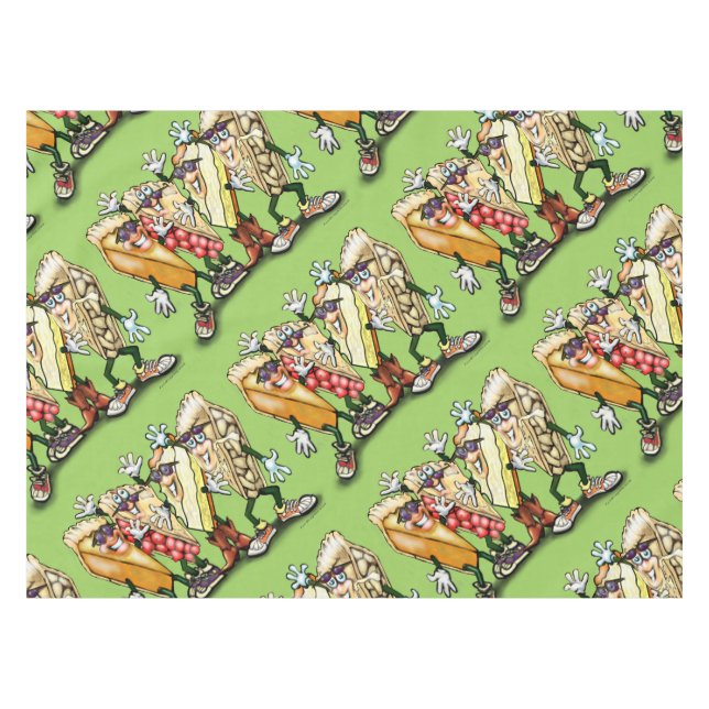 Pie Party Tablecloth (Front (Horizontal))
