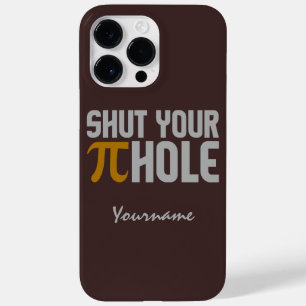 "Pie (pi) Hole" custom monogram cases