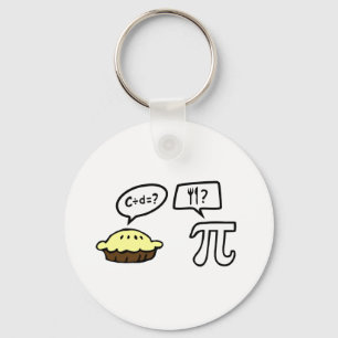 Pie & Pi Keychain