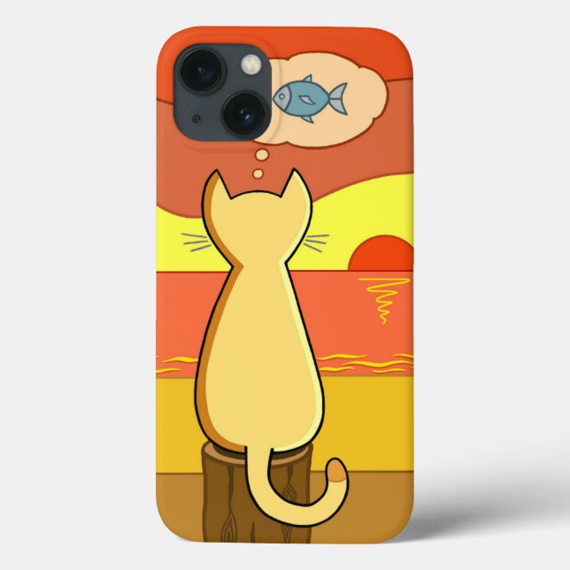 Pie’s Fishy Idea Case-Mate iPhone Case (Back)