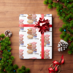 Pie Sharing Night Party  Wrapping Paper