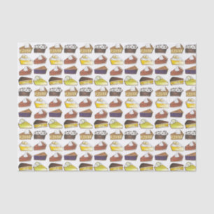 Pie Slice Apple Pumpkin Banana Key Lime Blueberry Tissue Paper