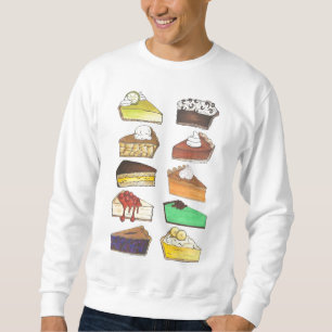 Pie Slice Diner Pies Sweatshirt de foie