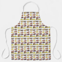 Pie Slices Print Apple Pumpkin Blueberry Key Lime