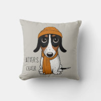 Piebald Dachshund Hipster Dog Personalized