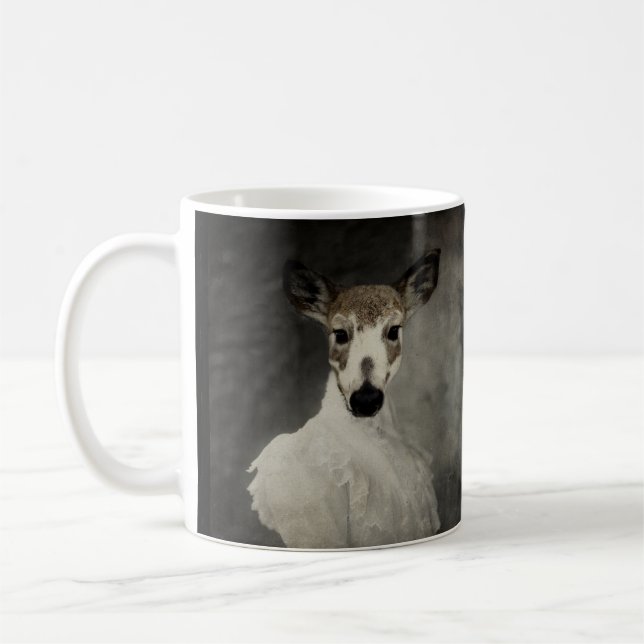 Piebald Deer Got Married Coffee Mug (Left)