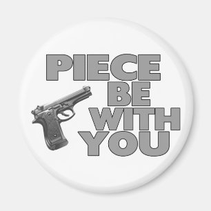 Piece Be With You Magnet