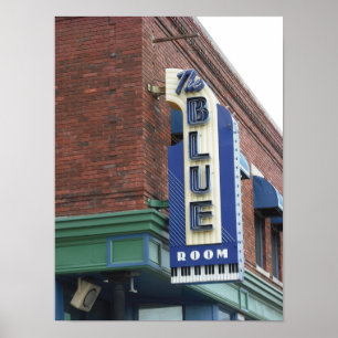 Pièce bleue historique - affiche de Kansas City