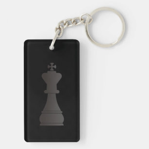 Pièce d'échecs noire de roi