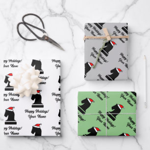 Pièce d'échecs personnalisée Feuilles de papier d'
