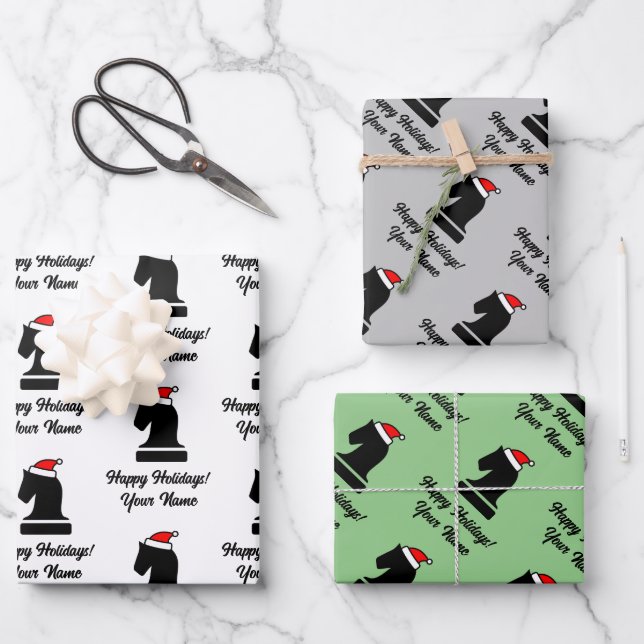 Pièce d'échecs personnalisée Feuilles de papier d' (Recto)